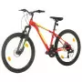 Mountain Bike 21 Speed 27,5" Ruote 38 cm Rosso