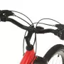 Mountain Bike 21 Speed 27,5" Ruote 38 cm Rosso