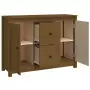 Credenza Miele 100x35x74 cm in Legno Massello di Pino