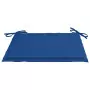 Cuscini per Sedie da Giardino 6 pz Blu Reale 50x50x3 cm Tessuto