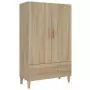 Credenza Rovere Sonoma 70x31x115 cm in Legno Multistrato