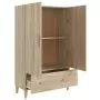 Credenza Rovere Sonoma 70x31x115 cm in Legno Multistrato