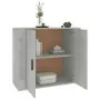 Credenza Grigio Cemento 80x33x70 cm in Legno Multistrato