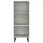 Credenza Grigio Cemento 34,5x32,5x90 cm in Legno Multistrato