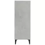 Credenza Grigio Cemento 34,5x32,5x90 cm in Legno Multistrato