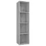 Libreria/Mobile TV Grigio Sonoma 36x30x143 cm Legno Multistrato