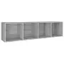 Libreria/Mobile TV Grigio Sonoma 36x30x143 cm Legno Multistrato