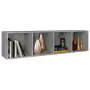 Libreria/Mobile TV Grigio Sonoma 36x30x143 cm Legno Multistrato