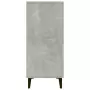 Credenza Grigio Cemento 90x34x80 cm in Legno Multistrato