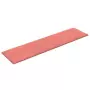 Pannelli Murali 12 pz Rosa 60x15 cm Velluto 1,08 m²