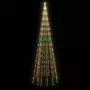 Albero di Natale Pennone Colorato 732 LED 500 cm