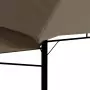 Gazebo Tetto Doppio Estendibile 3x3x2,75m Grigio Talpa 180g/m²