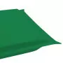 Cuscino per Lettino Prendisole Verde 186x58x3 cm