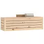 Contenitore Portaoggetti 109x36,5x33 cm Legno Massello Pino