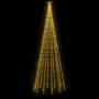 Albero di Natale a Cono Bianco Caldo 732 LED 160x500 cm