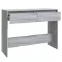 Tavolo Consolle Grigio Sonoma 100x35x76,5 cm in Truciolato