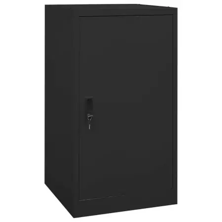 Armadio Porta Sella Nero 53x53x105 cm in Acciaio