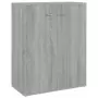 Credenza Grigio Sonoma 60x30x75 cm in Legno Multistrato