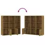 Libreria Rovere Fumo 98x30x98 cm