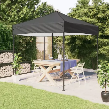 Tenda per Feste Pieghevole Antracite 2x2 m