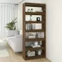 Libreria/Divisorio Rovere Marrone 80x30x198 cm in Truciolato