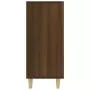 Credenza Rovere Marrone 90x34x80 cm in Legno Multistrato