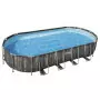 Bestway Set Piscina Ovale 7,32x3,66x1,22 m