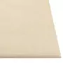 Pannelli Murali 12 pz Crema 30x30 cm Tessuto 1,08 m²