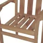 Sedie da Giardino Impilabili con Cuscini 4 pz Massello di Teak