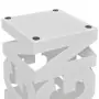 Portaombrelli Bastoni Passeggio Quadrato Acciaio 48,5 cm Bianco