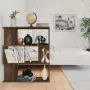 Libreria/Divisorio Rovere Marrone 80x24x96 cm Legno Multistrato