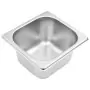 Supporto Gastronorm con 3 Contenitori GN 1/6 in Acciaio Inox