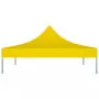 Tetto per Tendone per Feste 3x3 m Giallo 270 g/m²