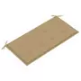 Cuscino per Panca da Giardino Beige 100x50x3 cm