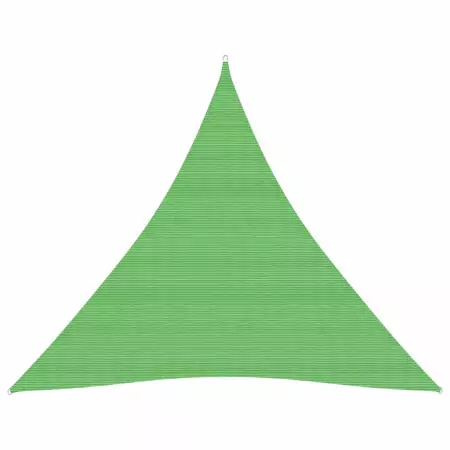 Vela Parasole 160 g/m² Verde Chiaro 4,5x4,5x4,5 m in HDPE