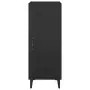 Credenza Nero 34,5x34x90 cm in Legno Multistrato