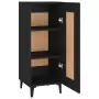 Credenza Nero 34,5x34x90 cm in Legno Multistrato