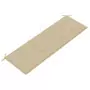 Cuscino per Panca da Giardino Beige 150x50x3 cm