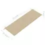 Cuscino per Panca da Giardino Beige 150x50x3 cm