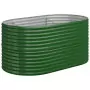 Vaso da Giardino Acciaio Verniciato a Polvere 152x80x68cm Verde