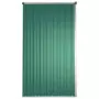 Capanno per Attrezzi Verde 225x89x161 cm Acciaio Zincato