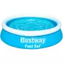 Bestway Set Piscina Gonfiabile Fast Rotonda 183x51 cm Blu