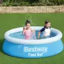 Bestway Set Piscina Gonfiabile Fast Rotonda 183x51 cm Blu