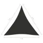 Parasole a Vela Oxford Triangolare 3x3x3 m Antracite