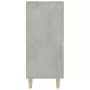 Credenza Grigio Cemento 90x34x80 cm in Legno Multistrato