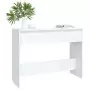 Tavolo Consolle Bianco 100x35x76,5 cm in Truciolato