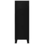 Armadio Classificatore Industriale Nero 75x40x120 cm in Acciaio