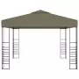 Gazebo con Luci LED a Stringa 3x3 m Grigio Talpa