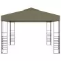 Gazebo da Giardino 3x3 m Grigio Talpa 180 g/m²