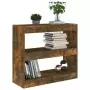 Libreria/Divisorio Rovere Fumo 80x30x72 cm